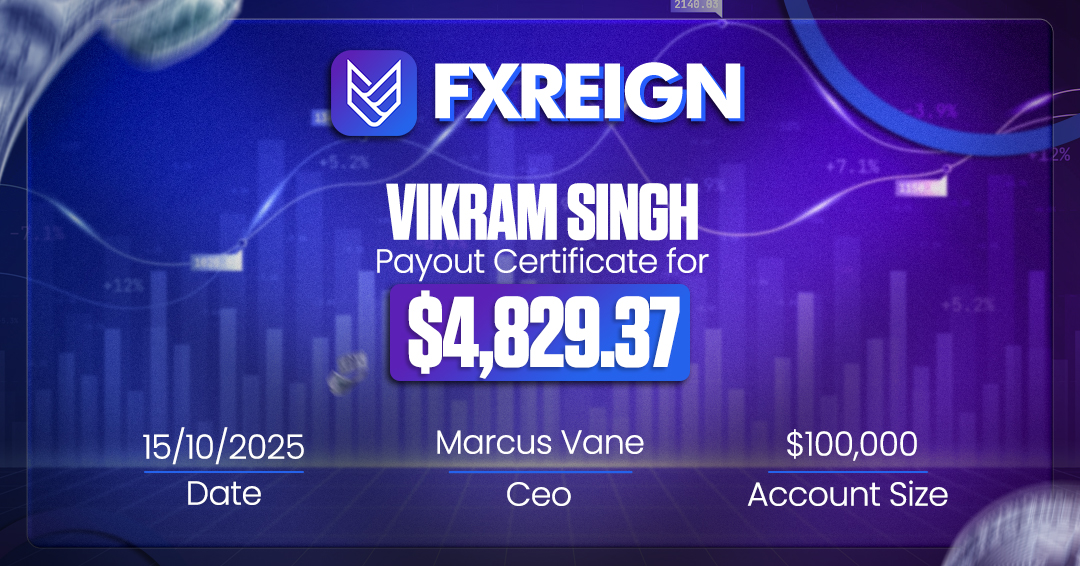 Vikram Singh payout certificate